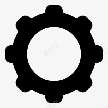 齿轮标志设置齿轮配置图标