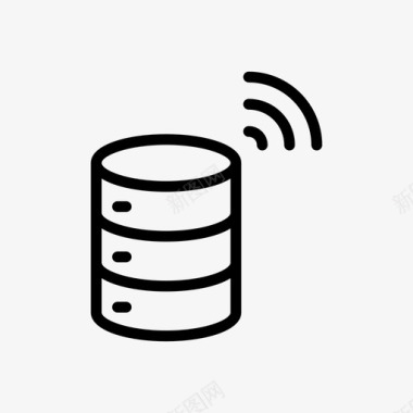 服务器数据库连接internet图标