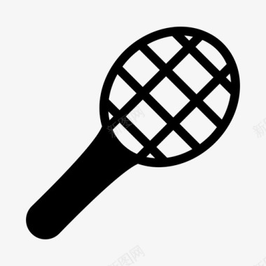 网球球拍羽毛球游戏图标
