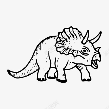 动物恐龙动物史前图标