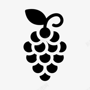 烤蔬菜葡萄食品水果图标