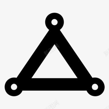 矢量三角形几何形状三角形设计图标