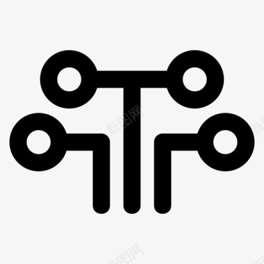 数字免扣图片电路电路板云图标