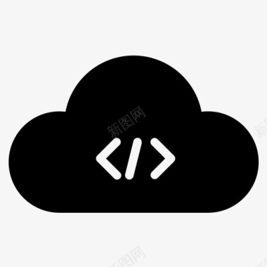 编程语言编码云编程编码计算图标