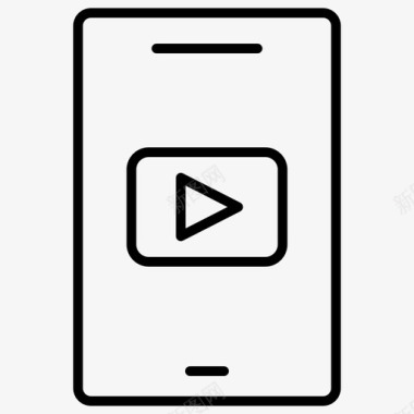 手机抖音app应用图标youtube应用程序多媒体播放图标