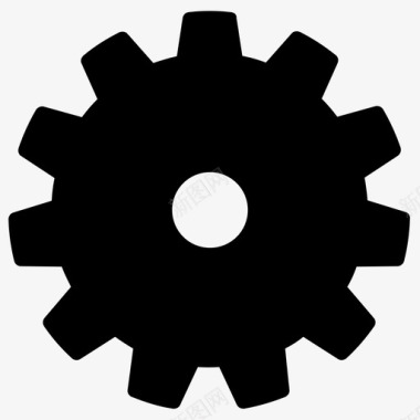 齿轮标志齿轮首选项设置图标