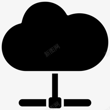 服务器数据库云计算图标