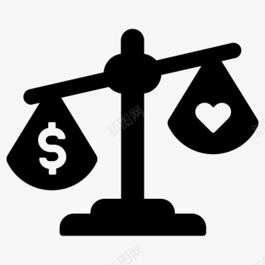 金钱之爱平衡比较图标