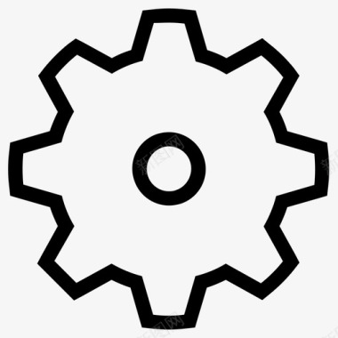 齿轮标志齿轮首选项设置图标