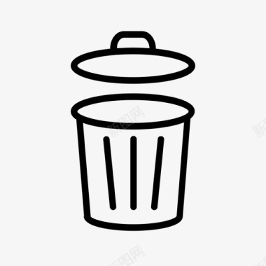 删除垃圾箱垃圾桶删除图标图标