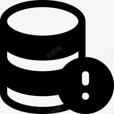 服务器错误服务器警报警告图标