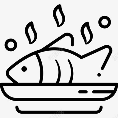 虫虫鱼鱼食品健康图标