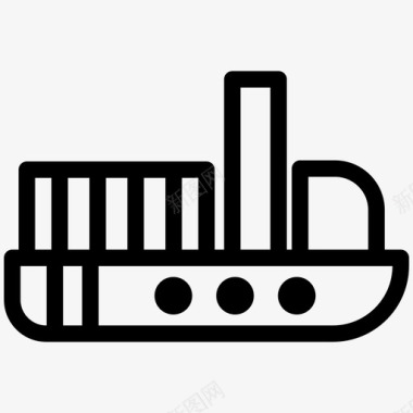 中秋节包装素材装运装箱交货图标