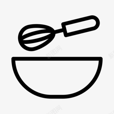 烹饪碗面包房烹饪图标