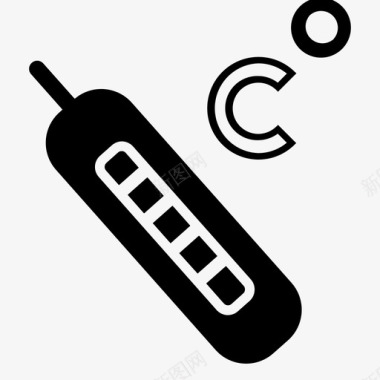 双金属温度计温度计数字温度计图标