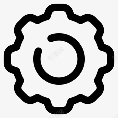 齿轮标志设置齿轮配置图标