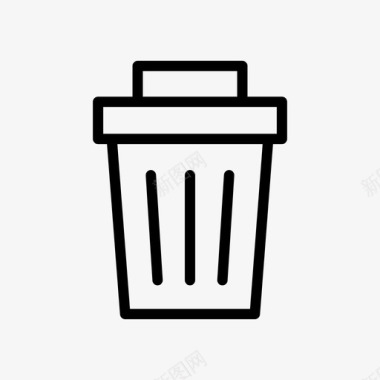 删除垃圾箱篮删除垃圾图标