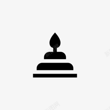 蜡烛蛋糕生日蜡烛图标