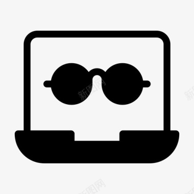 眼镜数码产品笔记本电脑图标