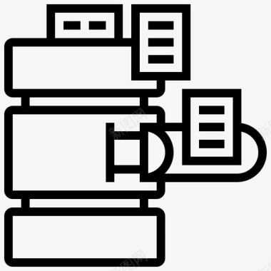 服务器数据备份主机安全图标