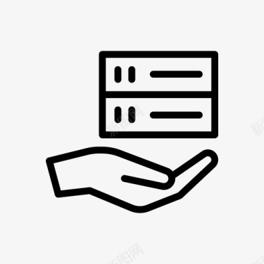 服务器服务器care数据库图标