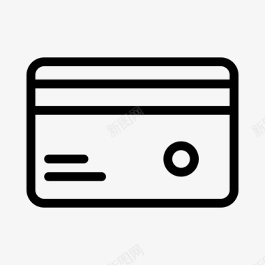 信用卡宣传册信用卡自动取款机借记图标