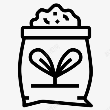 中秋节包装素材肥料收获包装图标