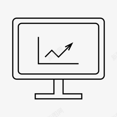 时间轴信息图表图表分析计算机图标