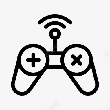 无线网络连接游戏连接控制图标