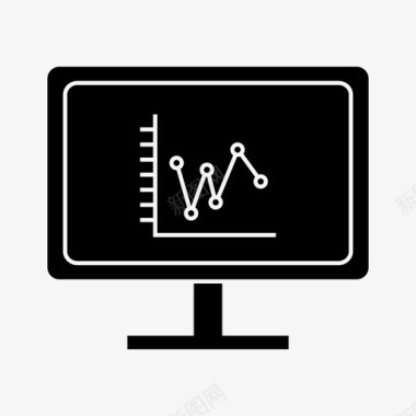 六边形信息图表图表分析计算机图标