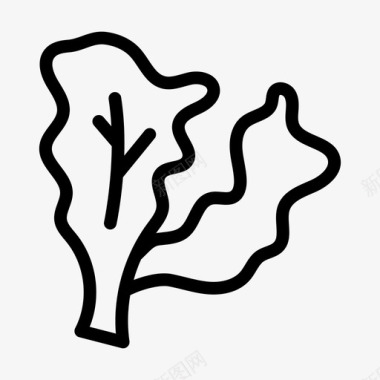 烤蔬菜生菜农业食品图标