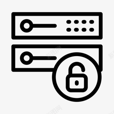 服务器解锁数据库保护图标