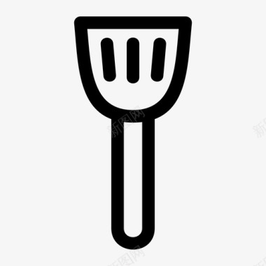 厨房用具采购产品抹刀自助餐厅炊具图标