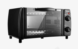 美的Midea 10L迷你 家用烘焙 电烤箱 T1L101BB产品抠图素材
