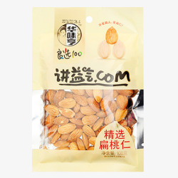 华味亨 精选扁桃仁B产品抠图素材