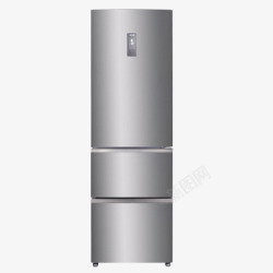 美菱MeiLing BCD310WECK 310升 三门 冰箱B产品抠图素材