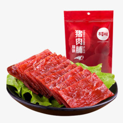 百草味 猪肉脯B产品抠图素材