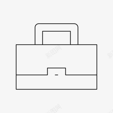 工具箱免抠png工具箱公文包建筑商图标