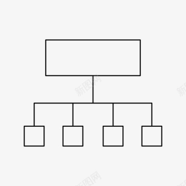 办公室样机层次结构图图表流程图图标