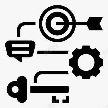 数字免扣图片目标和关键结果结果成功图标