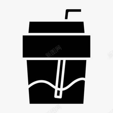 杯子饮料咖啡因咖啡图标