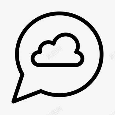 服务器存储云计算图标