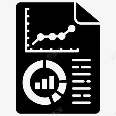 彩色环形图表统计数据业务信息图数据分析图标