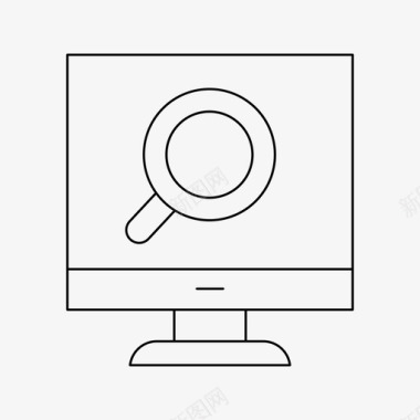放大境和电脑搜索电脑桌面图标