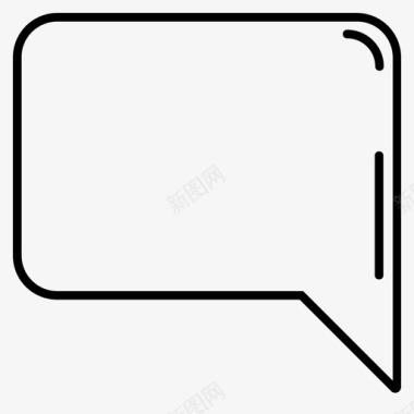 泡泡矢量聊天聊天泡泡评论图标