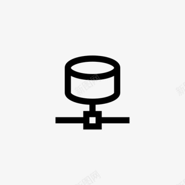 服务器服务器数据库网络图标