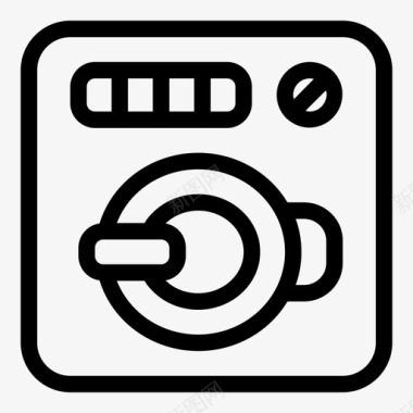洗衣机洗衣机设备电器图标