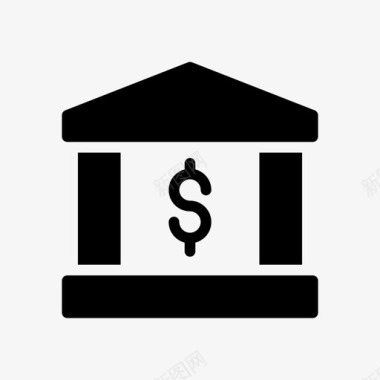火焰美元图标银行美元金融图标