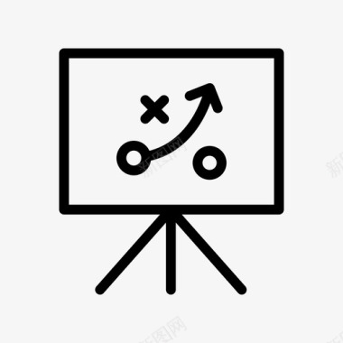 棋盘战术棋盘计划图标