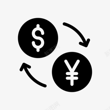 火焰美元图标转账货币美元图标